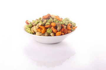 Cashew nut in bowl