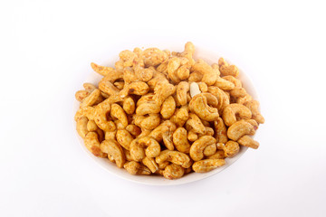 Cashew nut in bowl