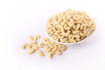 Cashew nut in bowl