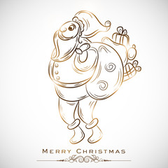 Merry Christmas celebration with Santa Claus.