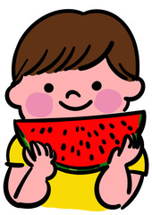 スイカが好き
