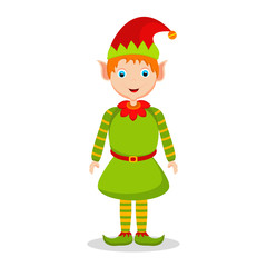 Christmas Day celebration with a girl.