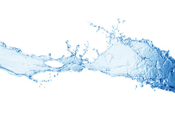 Obraz premium water splash isolated on white background, water splash