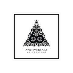 Design logo inspiration for 60 years anniversary