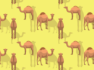 Camel F1 Hybrid Cartoon Background Seamless Wallpaper