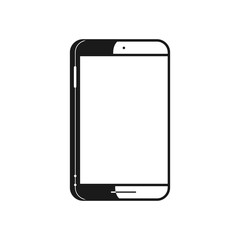 Smartphone icon in flat style. Cell phone vector.