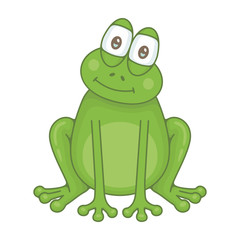 Frog. isolated on white background