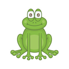 Frog. isolated on white background