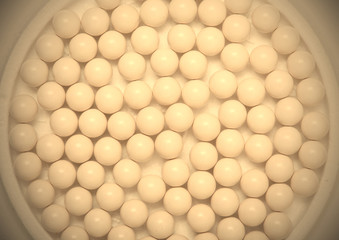 white balls