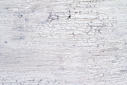 White craquelure wooden background, texture, contrast, close-up