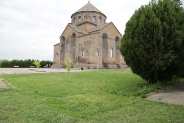 Fototapeta na wymiar in armenia hripsime the old monastery
