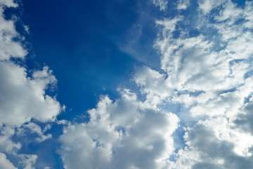blue sky with clouds