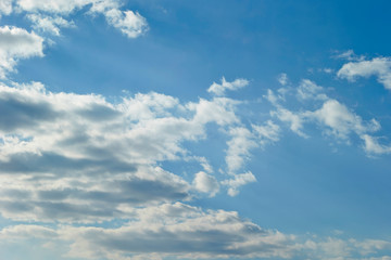 blue sky with clouds