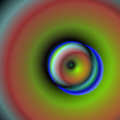 Digital Art, abstract three-dimensional objects with soft lighting, Germany