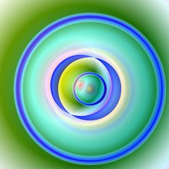 Digital Art, abstract three-dimensional objects with soft lighting, Germany