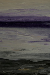 Abstract oil painting, close up details