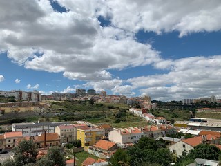 Fototapeta na wymiar Panoramic view of Lisbon, Portugal 