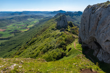 San Tirso mountain and Bonete of San Tirso, Alava, Spain