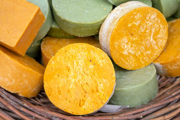 Pistacia (Bittim) and Olive Oil Soap Bar from Mardin, Turkey. -