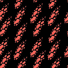 Fototapeta na wymiar illustration of pattern of drop of red wine on black background
