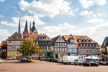 Naklejka na ściany i meble Marktplatz, Gelnhausen, Deutschland 