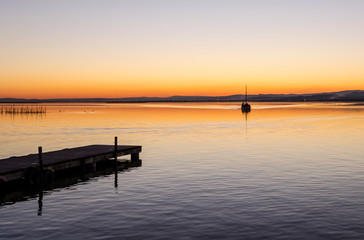 Obraz premium Parque natural de la Albufera en Valencia (España)