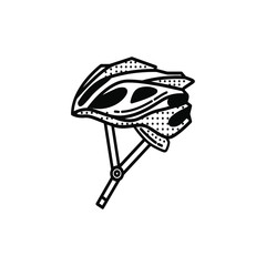 bicycle helmet icon