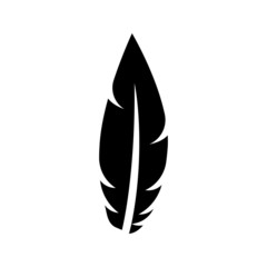 feather vector icon. feather symbol illustration. 