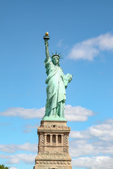 Obraz na płótnie Canvas The Statue of liberty in New York is American symbol