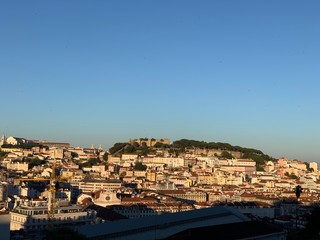 Fototapeta na wymiar panoramic view of Lisbon, Portugal 