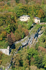 View of Kapunzinerberg walls