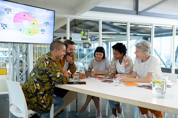 Business people discussing in the meeting at conference room