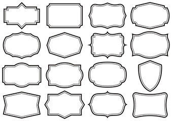 Obraz premium Zestaw ramek