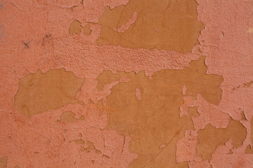Old orange textures wall background. Perfect background with space.