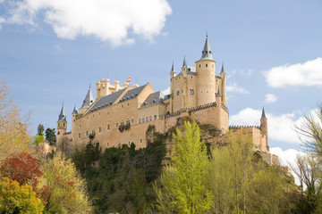 Fototapeta na wymiar Alcazar of Segovia, Castilla y Leon, Spain.
