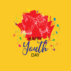 International Youth Day concept. August 12