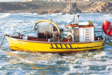 fishing boat in the sea