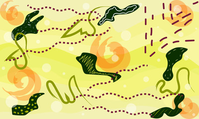 Creative universal artistic background. Hand drawn textures. Graphic Design for banner, poster card cover, invitation brochure or header.