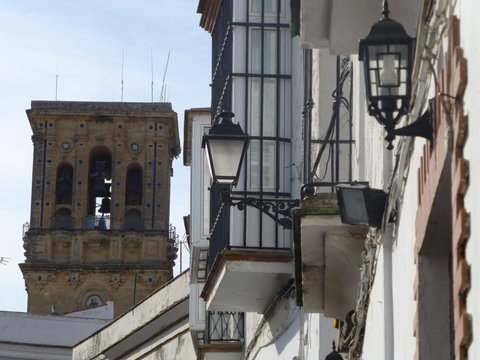 Andalucia. White village of Arcos de la Frontera. Cadiz,Spain