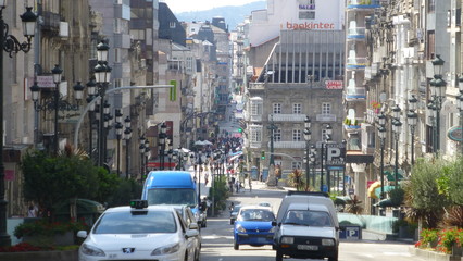 Vigo, city of Galicia,Spain. Year 2015