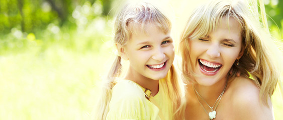 mother and daughter