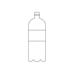 Bottle. Line icon. Vector sign.