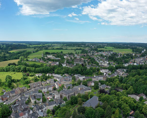Fototapeta na wymiar Aachen Kornelimünster Luftaufnahme Aerial