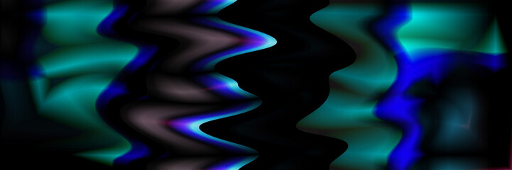 Digital Art, panoramic abstract three-dimensional objects with soft lighting, Germany