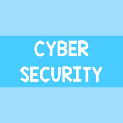 Writing note showing Cyber Security. Business concept for Protect a computer system against unauthorized access Square rectangle paper sheet loaded with full creation of pattern theme