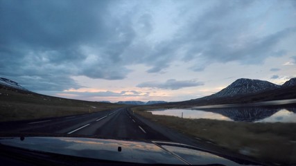 Fototapeta na wymiar we shot on the beautiful place on planet earth call Iceland