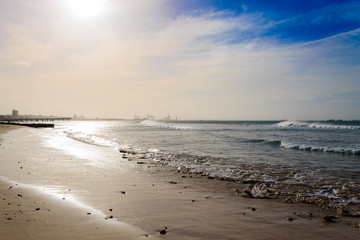 Port Elizabeth beach view, South Africa panorama