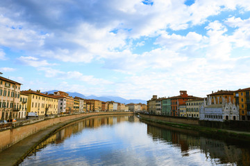 Pisa day view, Tuscany, Italy