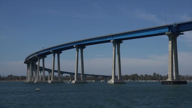 Coronado bridge over San Diego Bay, California, USA