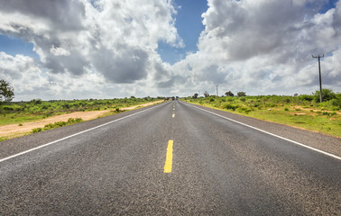 African highway in Kenya